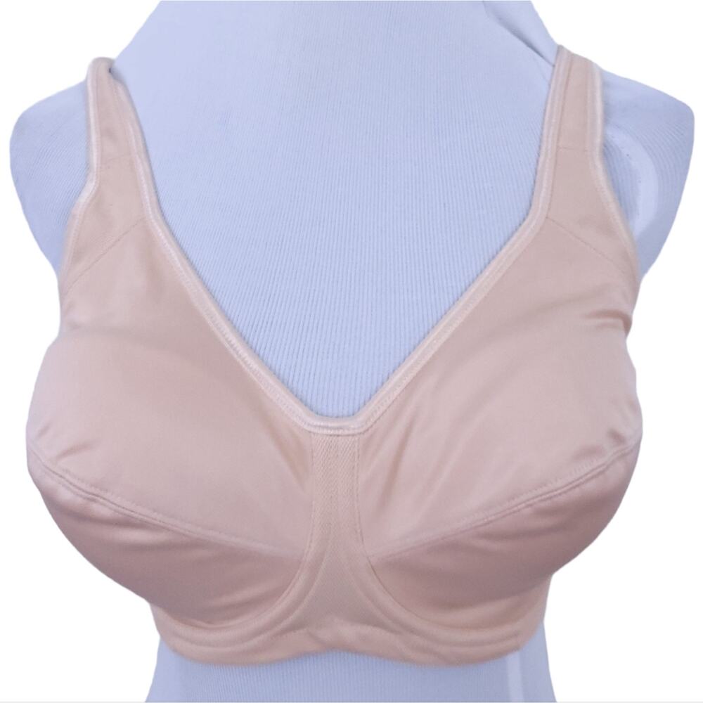 FREYA Sports Bra 34FF Underwire Beige High Impact Sports Bra Running Gym